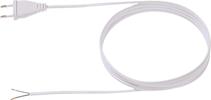 Picture of Bachmann supply cable 2x0.75 3m black, H03VVH2-F Euro plug individually packaged