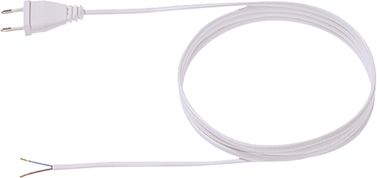 Picture of Bachmann supply cable 2x0.75 3m black, H03VVH2-F Euro plug individually packaged