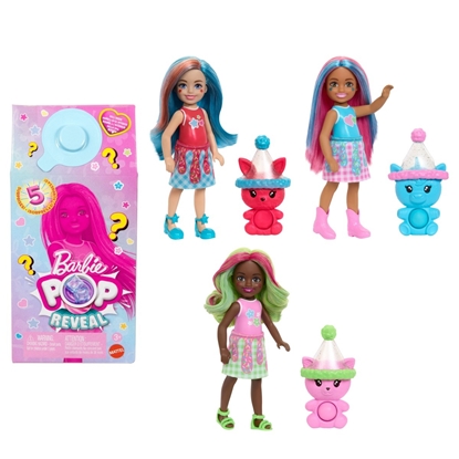 Изображение Barbie Chelsea POP Reveal Animal Party Surprise Set (JCN89)