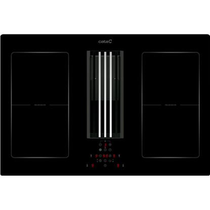 Изображение CATA | IAS 770 | Induction hob with built-in hood | Number of burners/cooking zones 4 | Touch | Timer | Black