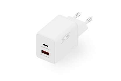 Изображение Digitus USB GaN Charger 45W, 1x USB-C, 1x USB-A