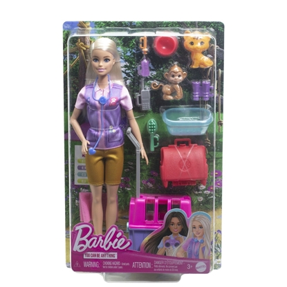 Picture of Lalka Barbie Mattel Kariera Ratowniczka zwierzt (HRG50)