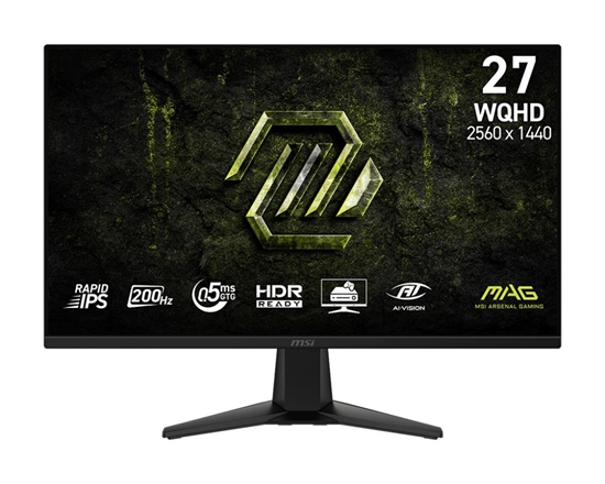 Изображение LCD Monitor|MSI|27 "|2560 x 1440 pixels|Wide Quad HD|Native aspect ratio 16:9|LCD|Flat|MAG275QFE20