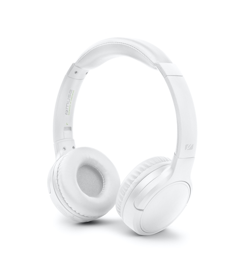 Picture of Muse | Stereo Headphones | M-272 BTW | Wireless/Wired | On-Ear | White | Noise canceling