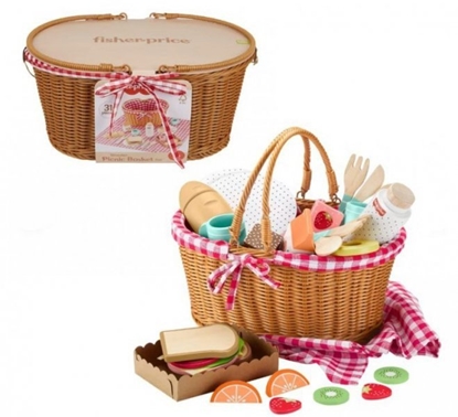 Изображение Wooden Koszyk piknikowy