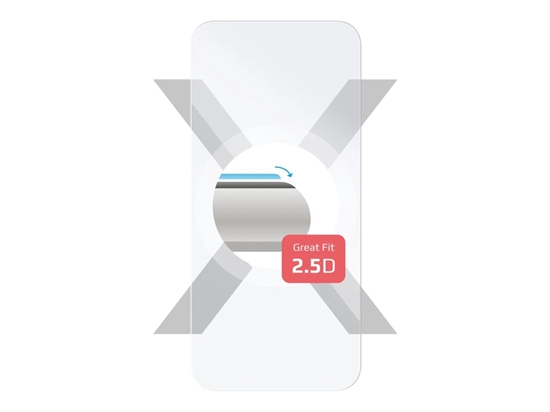 Изображение Fixed Screen protector | Apple | iPhone 16 Pro | Tempered glass | Transparent | 2.5D