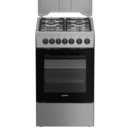 Изображение INDESIT Cooker | I5G5PMX | Hob type Gas | Oven type Electric | Stainless Steel | Width 50 cm | Grilling | Depth 60 cm | 60 L