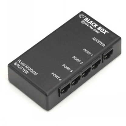 Attēls no BLACKBOX 4-PORT MODEM SPLITTER - 4 PORT