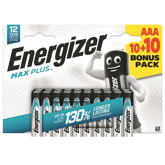 Picture of Energizer Max Plus LR03 BL10+10 | AAA