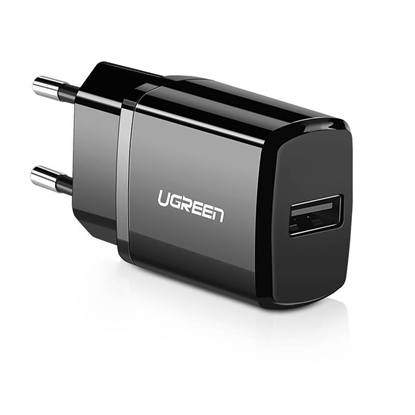 Изображение Ugreen USB 2 1A wall charger black (50459)