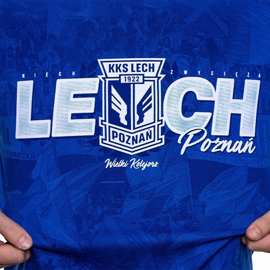 Picture of Koszulka Niech Zwycia Lech Niebieska