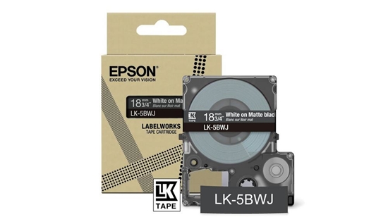 Picture of Epson LK-5BWJ Black, White