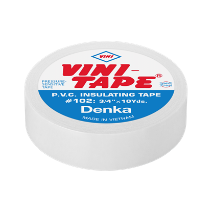 Attēls no 0.15×19 VINI-TAPEL izolācijas līmlente | Garums 9 m | 0,13 mm × 19 mm | Balta