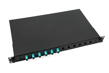 Picture of 19" Fiksēts Optiskais komutācijas panelis ar kaseti, 12 port SC simplex / LC duplex