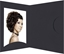 Picture of 1x100 Daiber Portrait folders Opti-Line  up to 10x15 cm black