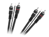 Изображение 2 x RCA - 2 x RCA kabelis ar vadības vadu | Garums 5 metri | Auto Audio