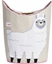 Picture of 3 Sprouts - Laundry Hamper - White Llama /Furniture /White Llama