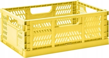 Picture of 3 Sprouts - Modern Folding Crate Large Yellow /Furniture /Yellow
