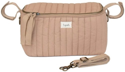 Attēls no 3 Sprouts 3 Sprouts Opbevaringskurv til klap- og barnevogn (Organizer), Quilt/Sennep