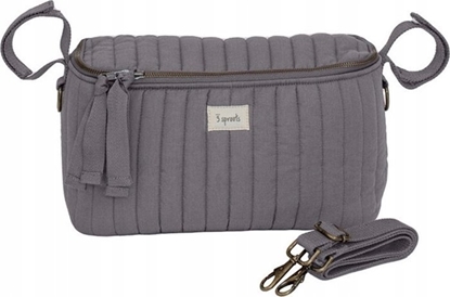 Attēls no 3 Sprouts Koszyk do wózka i spacerówki (Organizer), Quilt/grafitowy