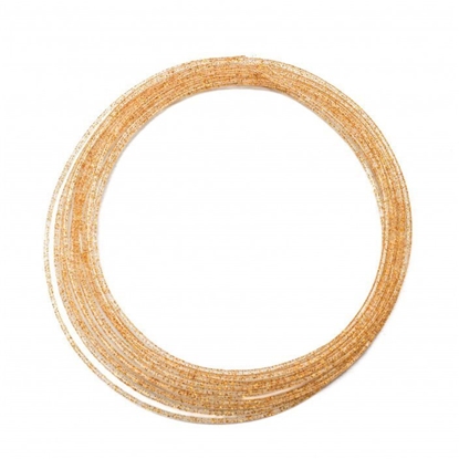 Attēls no 3DSimo Filament PLA, Glittering gold, 5m