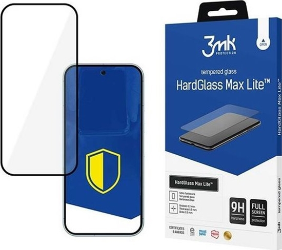 Picture of 3MK 3mk HardGlass Max Lite Black do Google Pixel 9