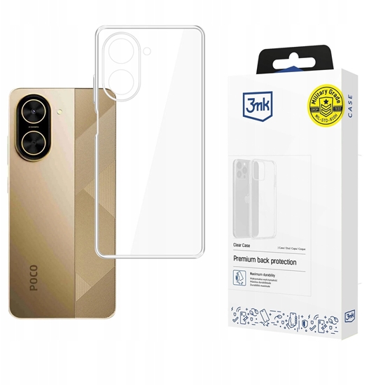 Picture of 3mk Clear Case for Xiaomi Poco C71 4G / Xiaomi Redmi A5 4G - transparent