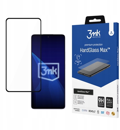 Picture of 3MK Redmi Note 14 5G - 3mk HardGlass Max Black