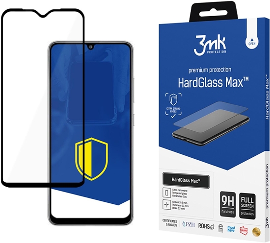 Picture of 3MK Samsung Galaxy A32 4G - 3mk HardGlass Max Black