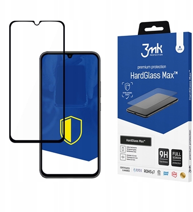 Picture of 3MK Samsung Galaxy A34 5G - 3mk HardGlass Max Black