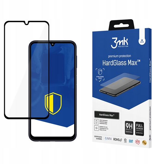 Picture of 3MK Samsung Galaxy M34 5G - 3mk HardGlass Max Black