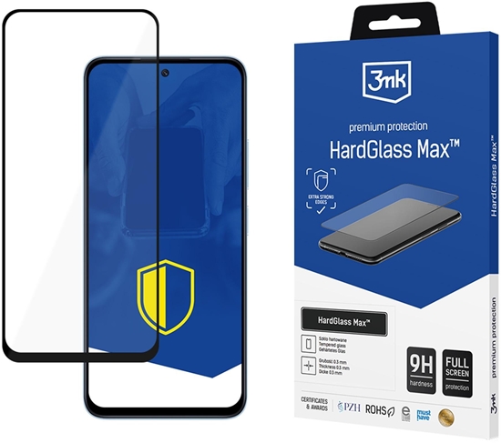 Изображение 3MK Xiaomi Redmi 12 - 3mk HardGlass Max Black