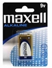 Picture of 6LR61/9V baterijas Maxell Alkaline iepakojumā 1 gb.