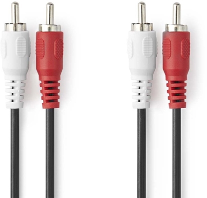 Attēls no Adaptec Stereo audio kabel 2x RCA Male - 2x RCA Male 2 0 m czarny