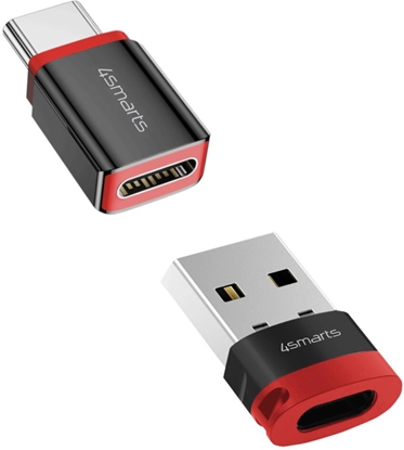 Attēls no Adapter USB 4smarts USB-A - USB-C Czarny  (541615)