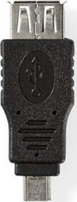 Изображение Adapter USB Nedis CCGB60901BK USB-A - MicroUSB Czarny  (CCGB60901BK)