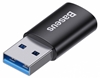 Picture of Adapteris Baseus Ingenuity Series Mini OTG USB Type-C Male to USB-A Female Black
