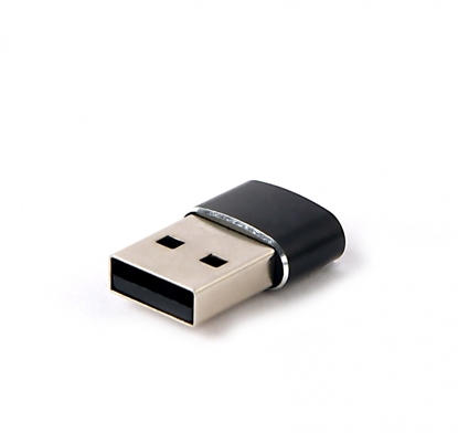 Изображение Adapteris Gembird USB AM to Type-C Female Black