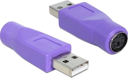 Attēls no Adapteris PS/2 F > USB-A M, Delock