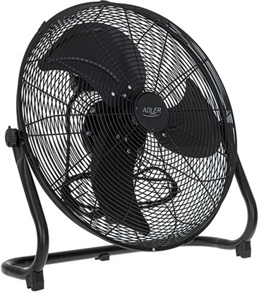 Picture of Adler Fan | AD 7334 | Velocity fan | Black | Diameter 45 cm | Number of speeds 3 | Oscillation | 110 W