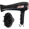 Picture of Adler Hair dryer with retractable power cord | AD 2283 | 2400 W | Number of temperature settings 3 | Diffuser nozzle | Black/Golden Rose