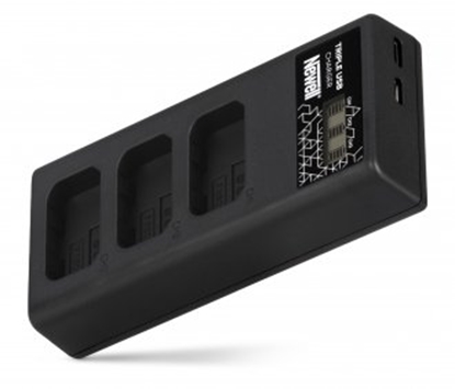 Attēls no adowarka do aparatu Newell adowarka trzykanaowa Newell CD-USB-C do akumulatorów NP-FW50 do Sony