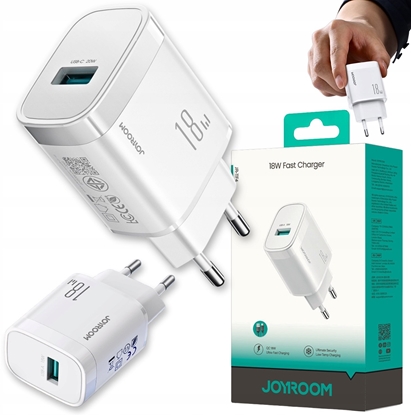 Attēls no adowarka Joyroom adowarka sieciowa Joyroom JR-TF4 18W USB-A - biaa