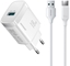 Изображение adowarka Joyroom adowarka sieciowa Joyroom JR-TF4 18W z kablem 3 A USB-A - USB-C 1m - biaa