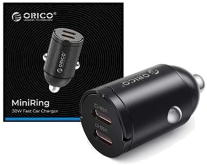 Picture of adowarka Orico Orico adowarka samochodowa, 2 × USB-C, 30W