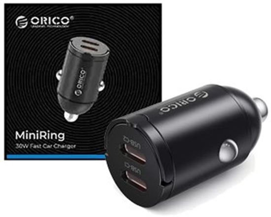 Picture of adowarka Orico Orico adowarka samochodowa, 2 × USB-C, 30W