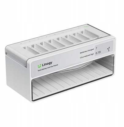 Attēls no adowarka PowerNeed Uniwersalna adowarka AA/AAA LINOGY