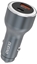 Picture of adowarka samochodowa USB-A USB-C PD QC LED 120W - szary adowarka samochodowa USB-A USB-C PD QC LED 120W - szary