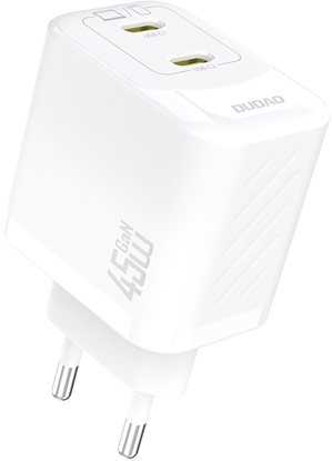 Attēls no adowarka sieciowa 2xUSB-C GaN PD 45W - biaa adowarka sieciowa 2xUSB-C GaN PD 45W - biaa