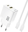 Picture of adowarka sieciowa USB-A USB-C z kablem USB-C PD QC 35W - biaa adowarka sieciowa USB-A USB-C z kablem USB-C PD QC 35W - biaa